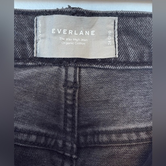 Everlane the way high Jean crop , sz 23 - Picture 9 of 10